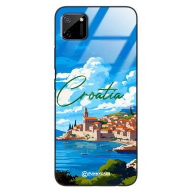 Etui Black Case Glass do REALME C11 SUMMER PARADISE ST_PAR107