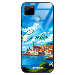 Etui Black Case Glass do REALME C21Y SUMMER PARADISE ST_PAR107