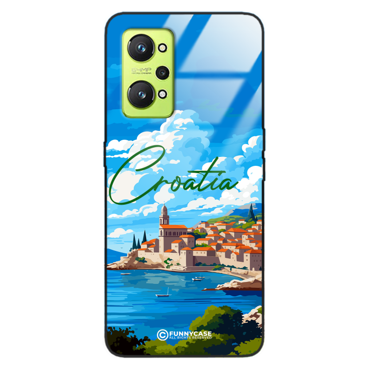 Etui Black Case Glass do REALME GT NEO 2 SUMMER PARADISE ST_PAR107