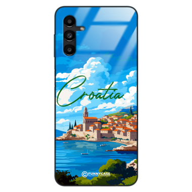 Etui Black Case Glass do SAMSUNG A13 5G SUMMER PARADISE ST_PAR107