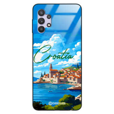 Etui Black Case Glass do SAMSUNG GALAXY A32 4G SUMMER PARADISE ST_PAR107