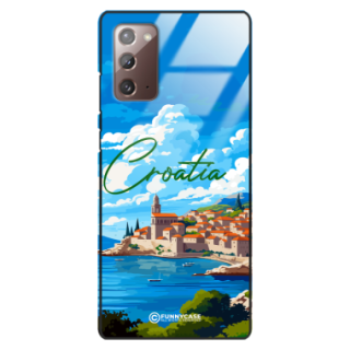 Etui Black Case Glass do SAMSUNG GALAXY NOTE 20 SUMMER PARADISE ST_PAR107