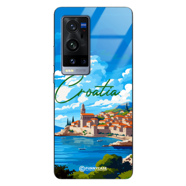 Etui Black Case Glass do VIVO X60 PRO PLUS SUMMER PARADISE ST_PAR107