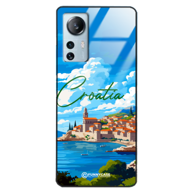 Etui Black Case Glass do XIAOMI 12 LITE SUMMER PARADISE ST_PAR107