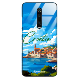 Etui Black Case Glass do XIAOMI MI 9T K20 SUMMER PARADISE ST_PAR107