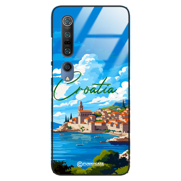 Etui Black Case Glass do XIAOMI MI 10 PRO SUMMER PARADISE ST_PAR107