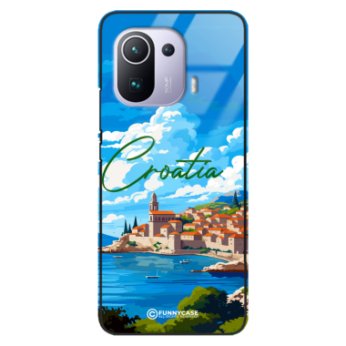 Etui Black Case Glass do XIAOMI MI 11 PRO SUMMER PARADISE ST_PAR107