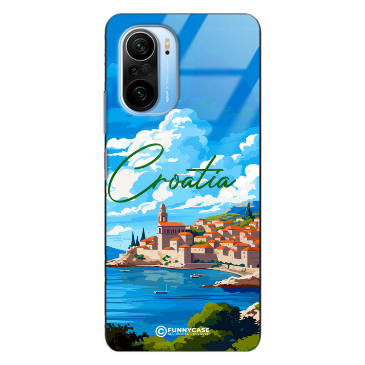 Etui Black Case Glass do XIAOMI REDMI K40 SUMMER PARADISE ST_PAR107