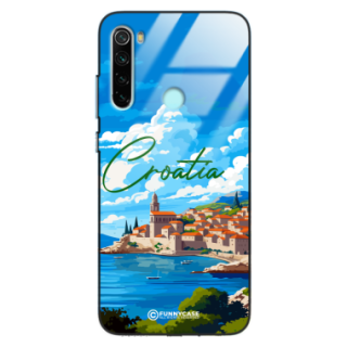 Etui Black Case Glass do XIAOMI REDMI NOTE 8 SUMMER PARADISE ST_PAR107