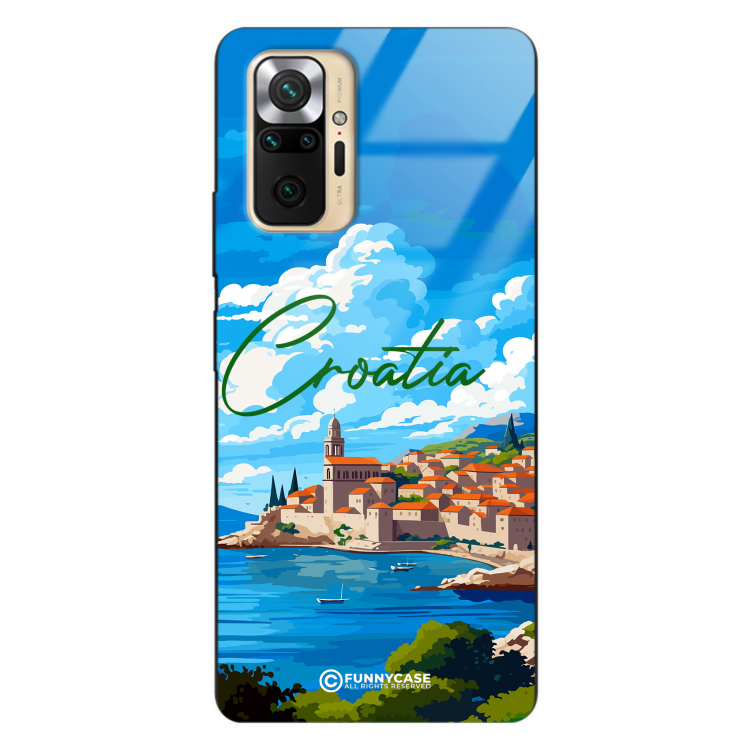 Etui Black Case Glass do XIAOMI REDMI NOTE 10 PRO SUMMER PARADISE ST_PAR107