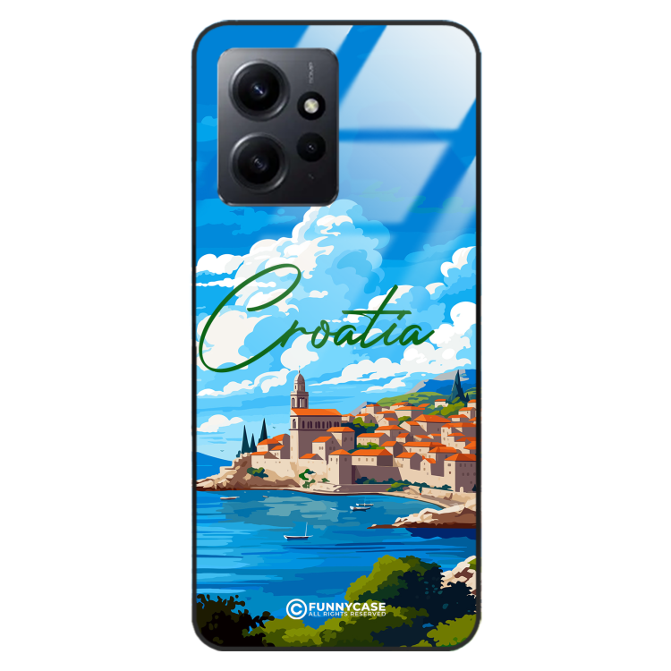 Etui Black Case Glass do XIAOMI REDMI NOTE 12 4G SUMMER PARADISE ST_PAR107