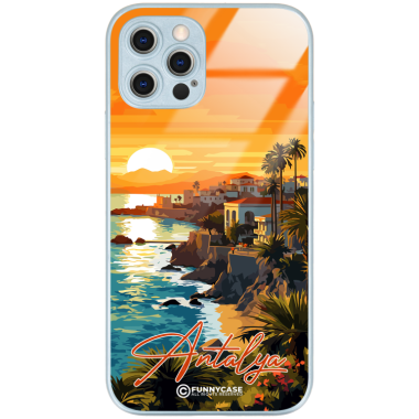 Etui Blue Case Glass do IPHONE 12 PRO SUMMER PARADISE ST_PAR101