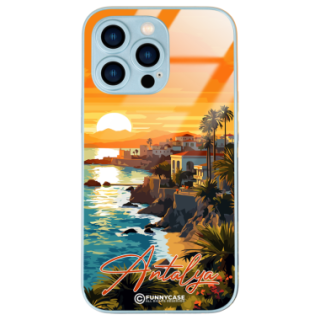 Etui Blue Case Glass do IPHONE 13 PRO SUMMER PARADISE ST_PAR101