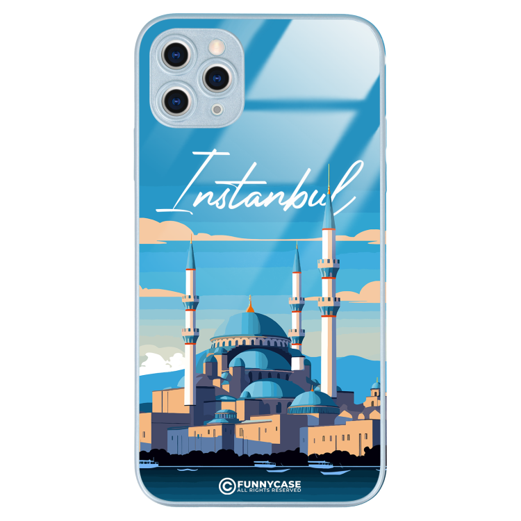 Etui Blue Case Glass do APPLE IPHONE 11 PRO MAX SUMMER PARADISE ST_PAR103