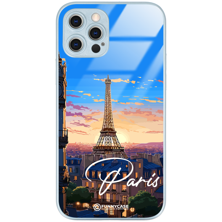 Etui Blue Case Glass do APPLE IPHONE 12 PRO SUMMER PARADISE ST_PAR104