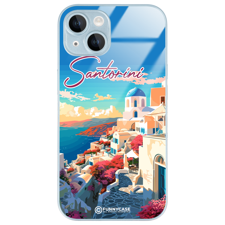 Etui Blue Case Glass do APPLE IPHONE 14 SUMMER PARADISE ST_PAR105