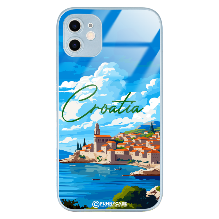 Etui Blue Case Glass do APPLE IPHONE 11 SUMMER PARADISE ST_PAR107