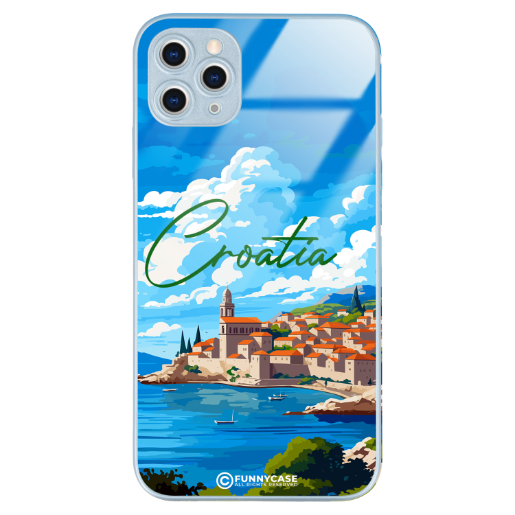 Etui Blue Case Glass do APPLE IPHONE 11 PRO MAX SUMMER PARADISE ST_PAR107