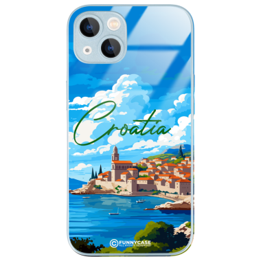 Etui Blue Case Glass do APPLE IPHONE 13 SUMMER PARADISE ST_PAR107