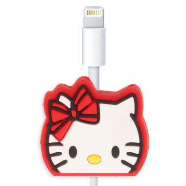 OSŁONA NA KABEL HELLO KITTY CZERWONE