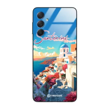 Etui Black Case Glass do SAMSUNG M54 5G SUMMER PARADISE ST_PAR105 Santorini