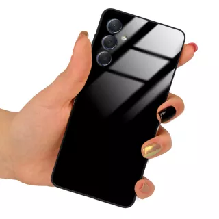 Etui Black Case Glass do Telefonu SAMSUNG M54 5G CZARNY