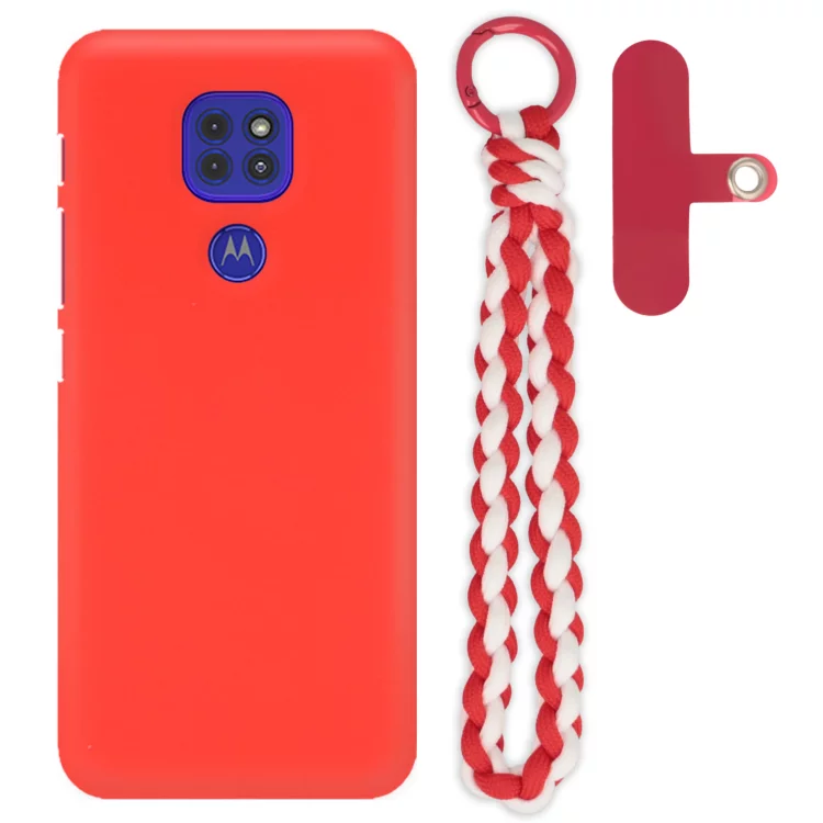 Matowe Etui Na Telefon MOTOROLA G9 PLAY z zawieszką QUICK 241