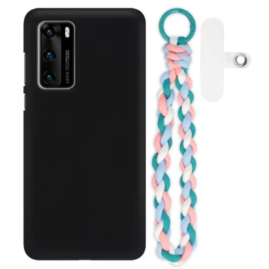 Matowe Etui Na Telefon HUAWEI P40 z zawieszką QUICK 252