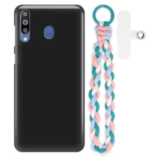 Matowe Etui Na Telefon SAMSUNG GALAXY M30 z zawieszką QUICK 252