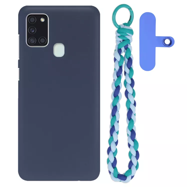 Matowe Etui Na Telefon SAMSUNG GALAXY A21S z zawieszką QUICK 242