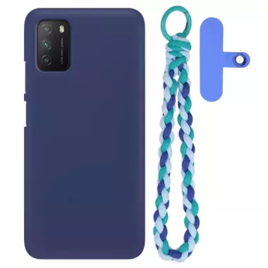 Matowe Etui Na Telefon XIAOMI POCO M3 z zawieszką QUICK 242