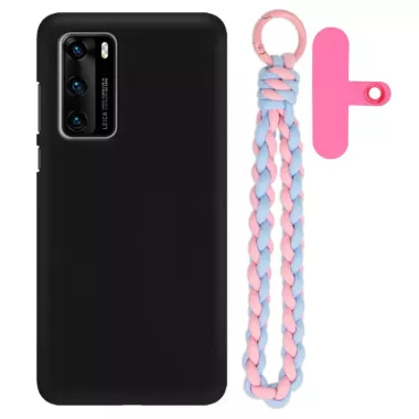 Matowe Etui Na Telefon HUAWEI P40 z zawieszką QUICK 253