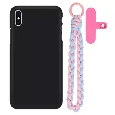 Matowe Etui Na Telefon IPHONE X z zawieszką QUICK 253