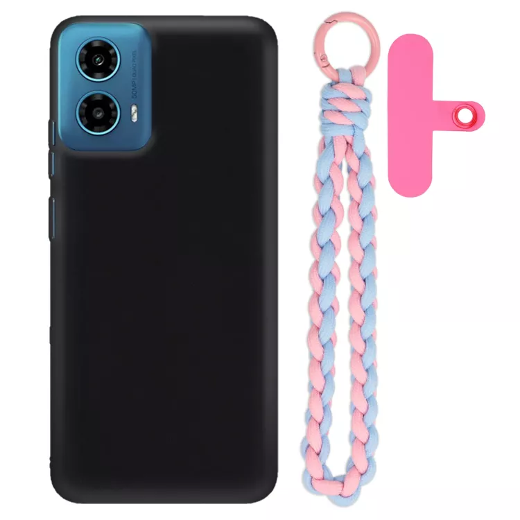 Matowe Etui Na Telefon MOTOROLA G34 5G z zawieszką QUICK 253