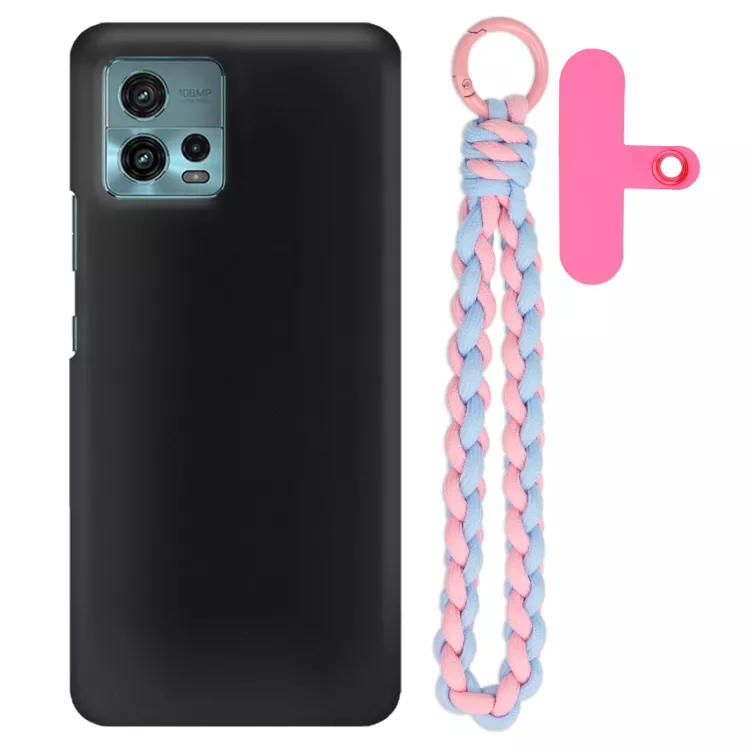 Matowe Etui Na Telefon MOTOROLA G72 z zawieszką QUICK 253