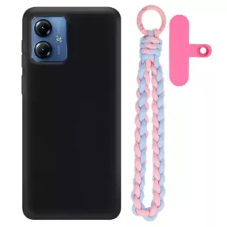 Matowe Etui Na Telefon MOTOROLA MOTO G14 z zawieszką QUICK 253