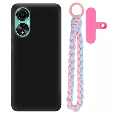 Matowe Etui Na Telefon OPPO A78 4G z zawieszką QUICK 253