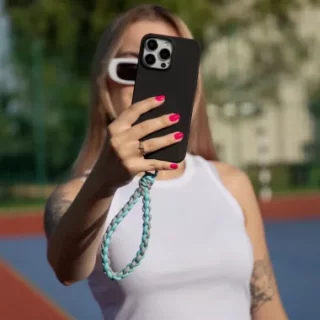 Matowe Etui Na Telefon HONOR 9X LITE z zawieszką QUICK 236