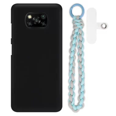 Matowe Etui Na Telefon XIAOMI POCO X3 z zawieszką QUICK 236