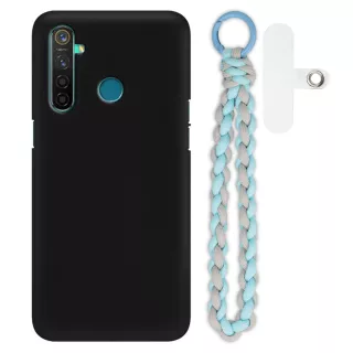 Matowe Etui Na Telefon REALME 5 z zawieszką QUICK 236