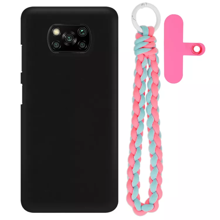 Matowe Etui Na Telefon XIAOMI POCO X3 z zawieszką QUICK 227