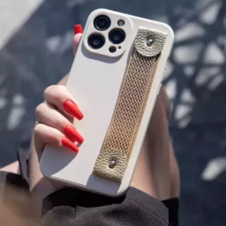 Matowe Etui z Paskiem do Telefonu XIAOMI REDMI A1 ECRU BLINK 254