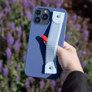 Matowe Etui z Paskiem do Telefonu XIAOMI 12 LITE GRANATOWY BLINK 255