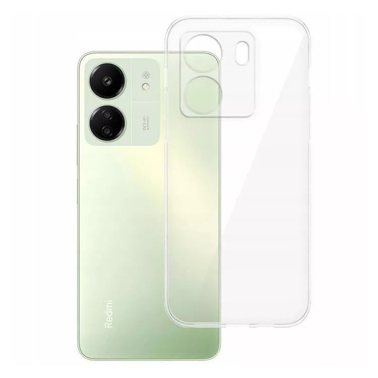 Transparentne Etui Silikonowe 2mm Clear do XIAOMI REDMI 13C 4G