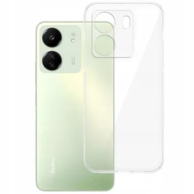 Transparentne Etui Silikonowe 2mm Clear do XIAOMI REDMI 13C 4G