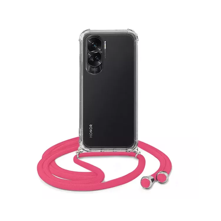 ATISHOCK ETUI DO HUAWEI HONOR 90 LITE 5G Malinowy Sznurek Crossbody