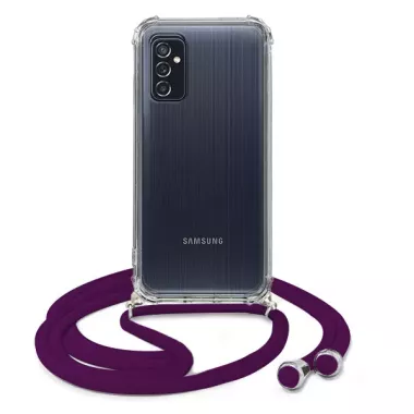 ATISHOCK ETUI DO SAMSUNG GALAXY M52 5G Śliwkowy Sznurek Crossbody