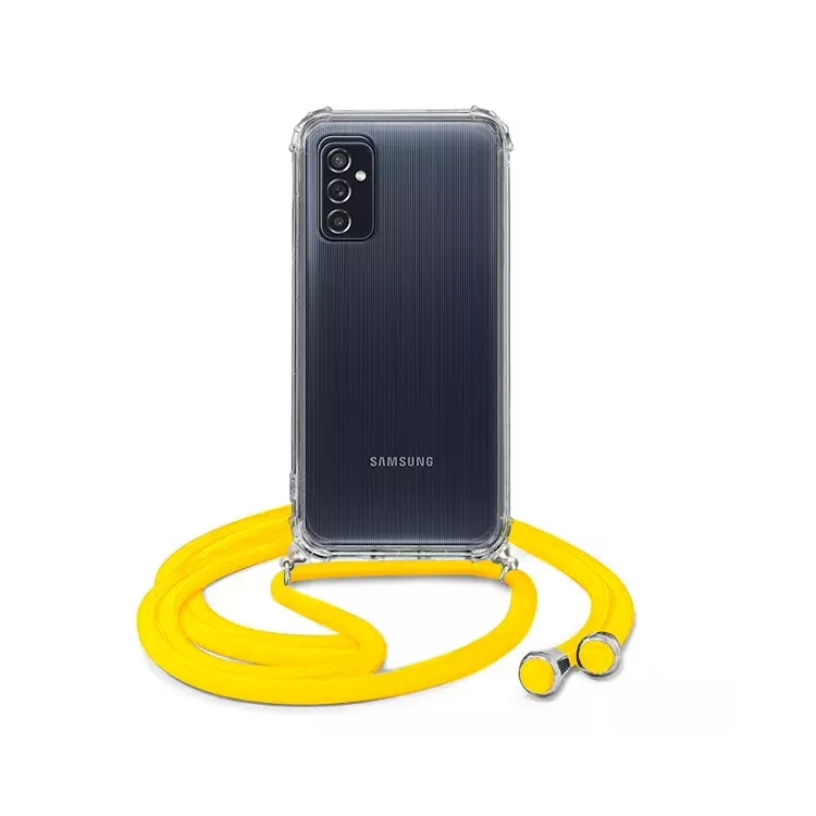 ATISHOCK ETUI DO SAMSUNG GALAXY M52 5G Żółty Sznurek Crossbody