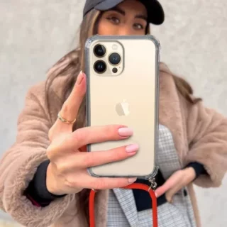 CROSSBODY ETUI DO APPLE IPHONE 11 Czerwony Sznurek