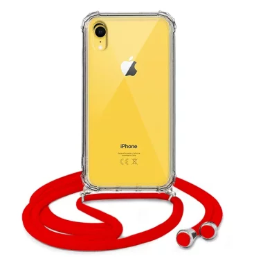 CROSSBODY ETUI DO APPLE IPHONE XR Czerwony Sznurek